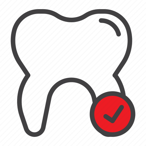 Check, tooth, dental, care icon - Download on Iconfinder