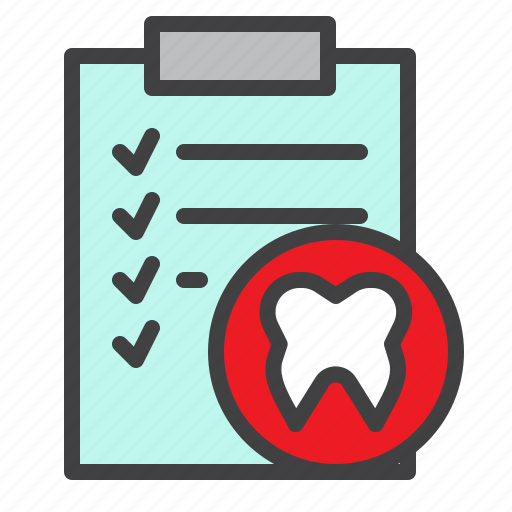 Dental, document, report, treatment icon - Download on Iconfinder