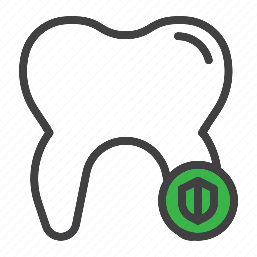 Dental, shield, tooth, protection icon - Download on Iconfinder