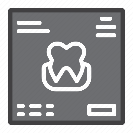 Dental, tooth, medical, x, ray icon - Download on Iconfinder
