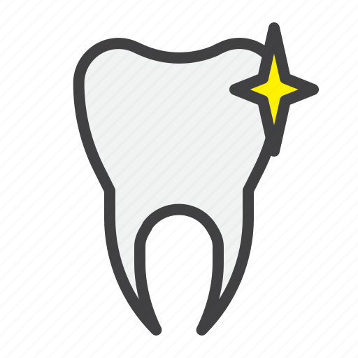 Shiny, clean, tooth, dental icon - Download on Iconfinder