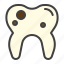 tooth, caries, damage, dental 