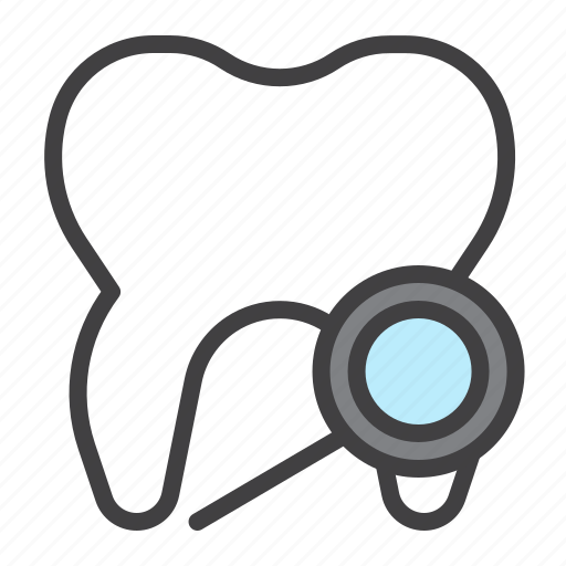 Tooth, diagnostic, dental, mirror icon - Download on Iconfinder