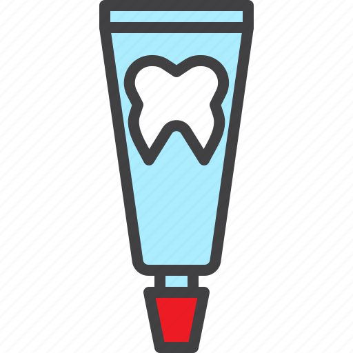 Toothpaste, tube, gel, dental icon - Download on Iconfinder