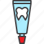 toothpaste, tube, gel, dental 