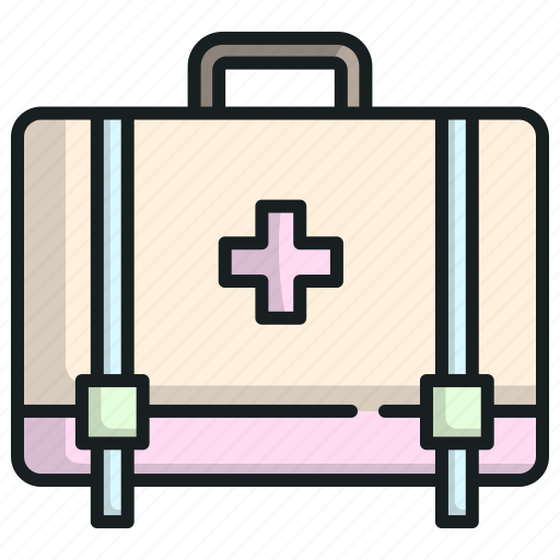 First, aid, kit, emergency, bag, healthcare icon - Download on Iconfinder