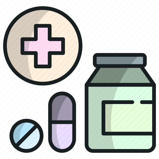 Pill, drug, medicine, capsule, tablet, bottle icon - Download on Iconfinder