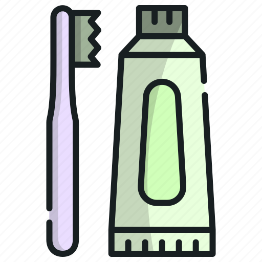 Toothpaste, tube, hygiene, brush, gel icon - Download on Iconfinder