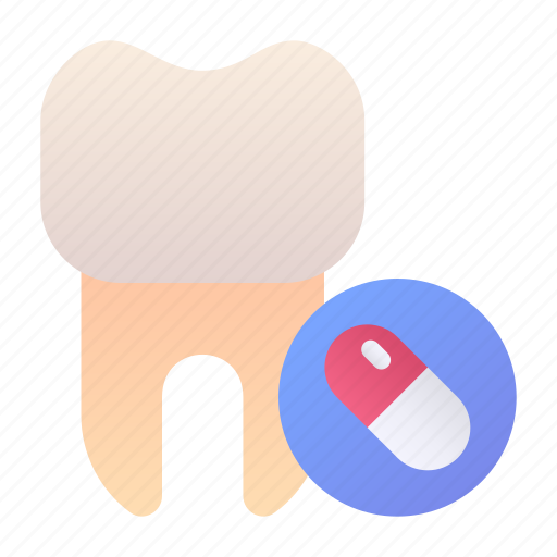 Pill, medicine, tooth, dentist icon - Download on Iconfinder