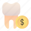 price, tooth, dental, coin 