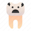tooth, dentist, sad, caries