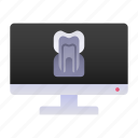 x, ray, tooth, computer, dentist