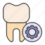 gear, configuration, tooth, dentist 