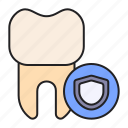 shield, protection, tooth, dentist