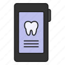smartphone, call, tooth, dentist