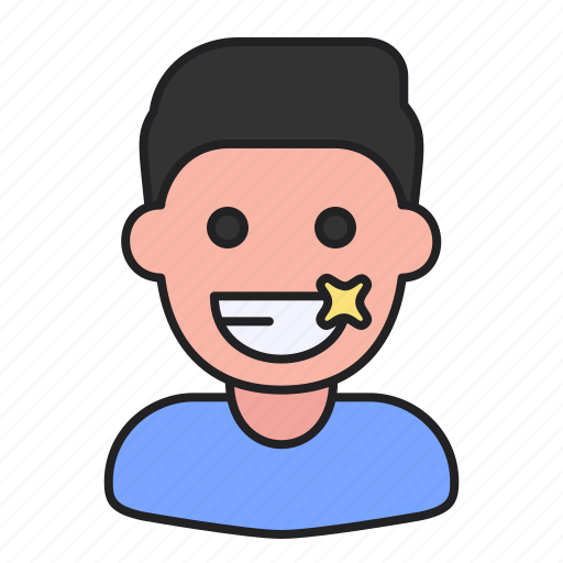 Smile, smiling, man, avatar icon - Download on Iconfinder
