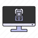 x, ray, tooth, computer, dentist