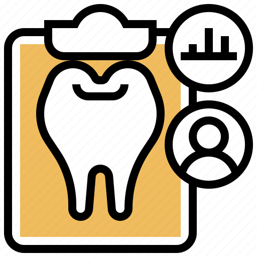 Dental, healthcare, patient, record, report icon - Download on Iconfinder