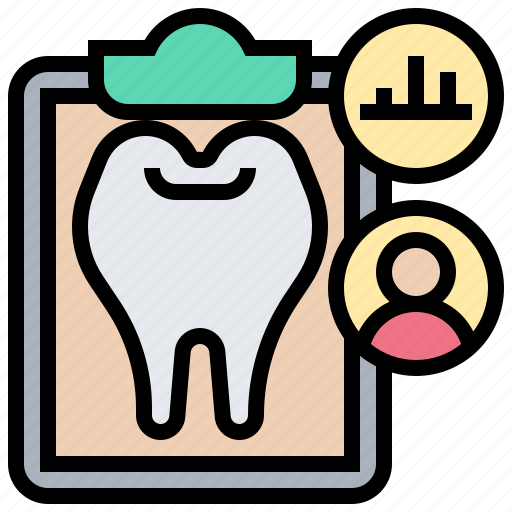 Dental, healthcare, patient, record, report icon - Download on Iconfinder