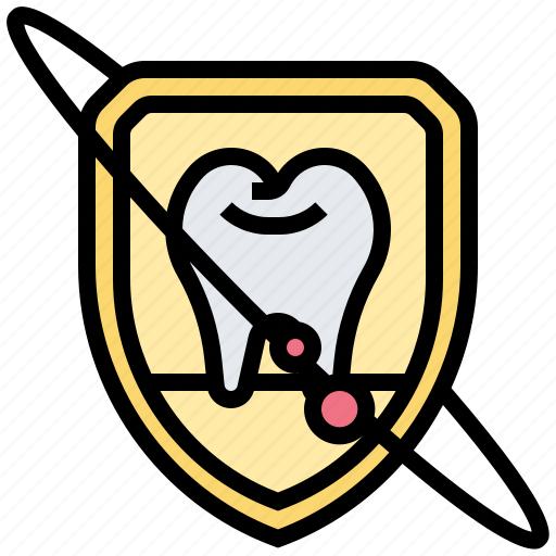 Fluoride, healthy, protection, shield, teeth icon - Download on Iconfinder