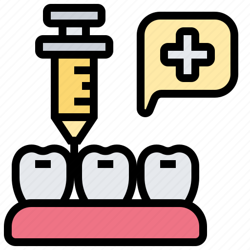 Anesthetic, dentistry, needle, syringe, teeth icon - Download on Iconfinder