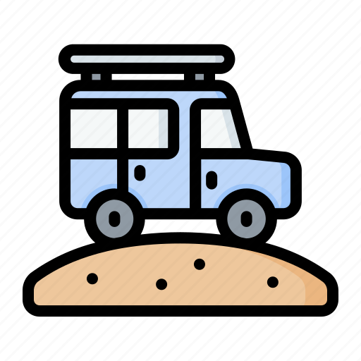Desert, jeep, pickup, road icon - Download on Iconfinder