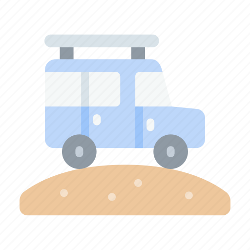 Desert, jeep, pickup, road icon - Download on Iconfinder