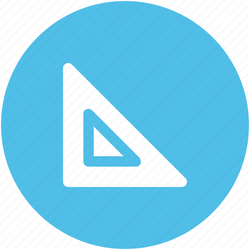 Drafting triangle, measure, measurement, measuring, ruler, tool icon - Download on Iconfinder