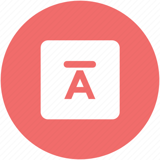 A, alphabet, capital a, font symbol, text style, typeface, typography icon - Download on Iconfinder