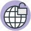 globe and lock, globe security, globe with lock, international security, universal security 
