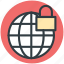 globe and lock, globe security, globe with lock, international security, universal security 