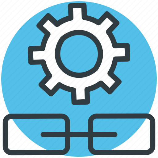 Cogwheel, connectivity, link building, linkage settings, settings icon - Download on Iconfinder