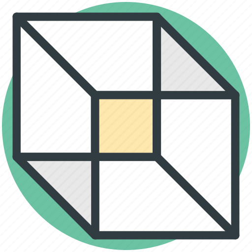 Box, cube, cube shape, hollow cube, shape icon - Download on Iconfinder