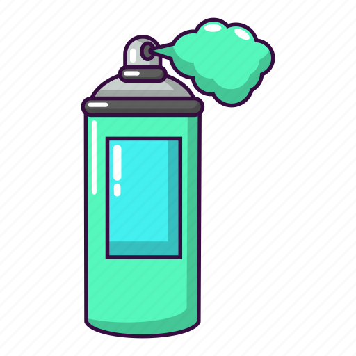 Aerosol, bottle, can, cartoon, object, paint, spray icon - Download on Iconfinder