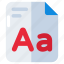 file format, filetype, file extension, document, font file 
