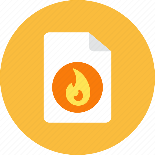 File, hot icon - Download on Iconfinder on Iconfinder