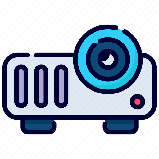 Projector, presentation, conference, video player, video, movie icon - Download on Iconfinder