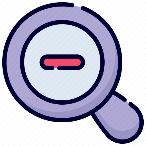 Zoom out, magnifier, zoom, view, glass, search, magnifying icon - Download on Iconfinder