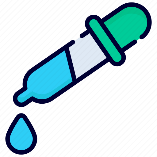 Dropper, pipette, picker, color picker, chemical dropper, eyedropper icon - Download on Iconfinder