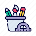 stationery bucket, stationery holder, pencil holder, pen bucket, pen holder