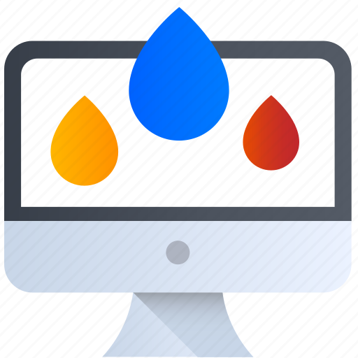 Design, thinking, color, computer, drop, management icon - Download on Iconfinder