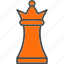 casino, chess, piece, queen 