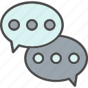 chat, comment, communication, dialogue, message, bubble, messages, talk
