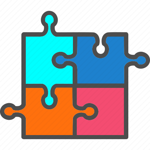 Jigsaw, problem, solving, teamwork, brain, teaser, puzzle icon - Download on Iconfinder