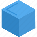 3d, arrow, cube, rotation, side, view, object