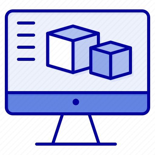 Box, computer, computing, monitor icon - Download on Iconfinder