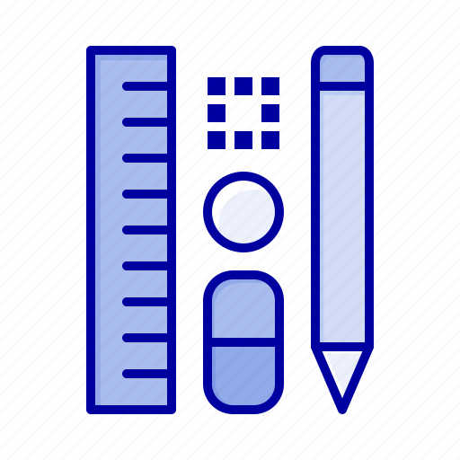 Education, pen, pencil, scale icon - Download on Iconfinder