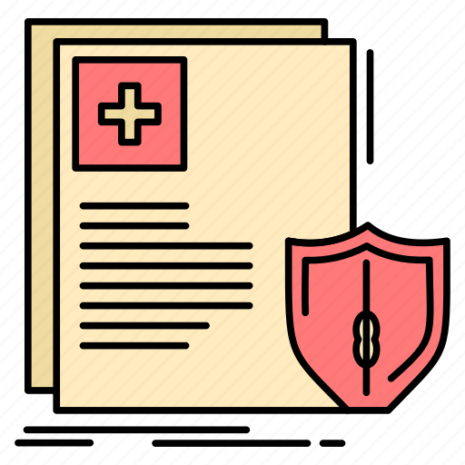 Document, health, medical, protection, sheild icon - Download on Iconfinder