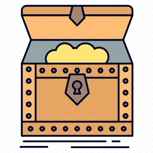 Box, chest, gold, reward, treasure icon - Download on Iconfinder