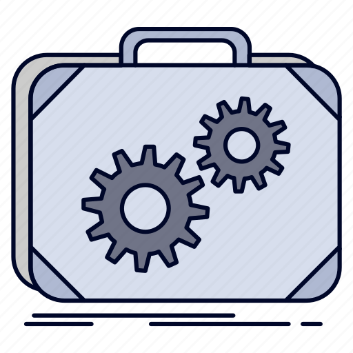 Briefcase, case, production, progress, work icon - Download on Iconfinder